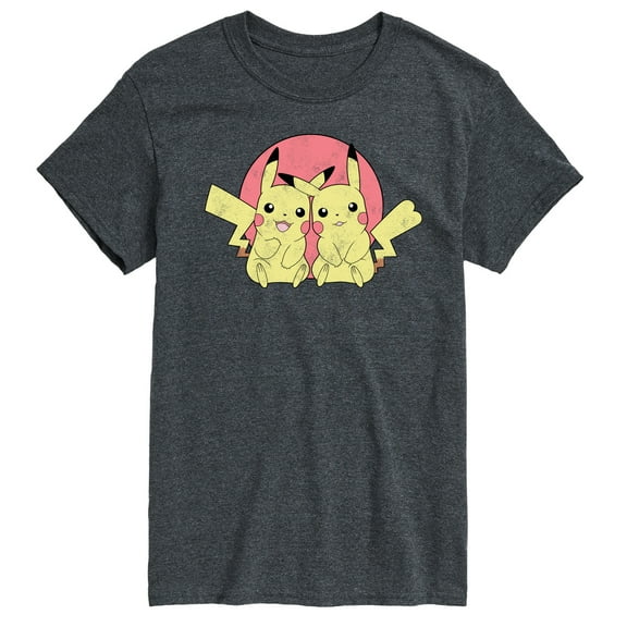 Pokémon - Pikachus In Circle-Men's Short Sleeve Graphic T-Shirt