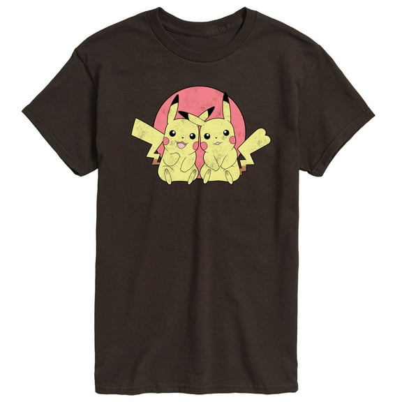 Pokémon - Pikachus In Circle-Men's Short Sleeve Graphic T-Shirt