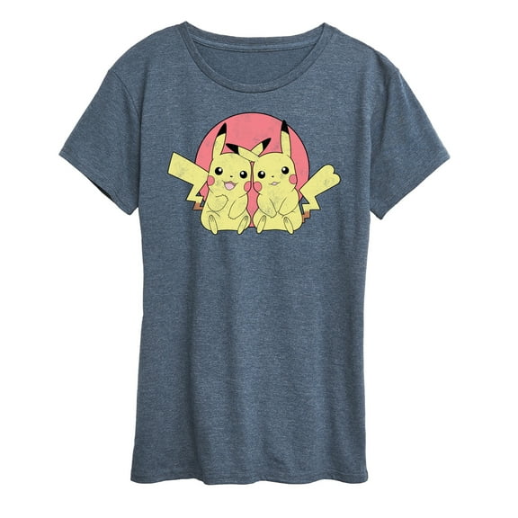 Pokémon - Pikachus In Circle- Women's Short Sleeve Graphic T-Shirt