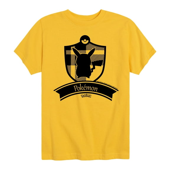 Pokémon - Plaid Badge - Youth Short Sleeve Graphic T-Shirt