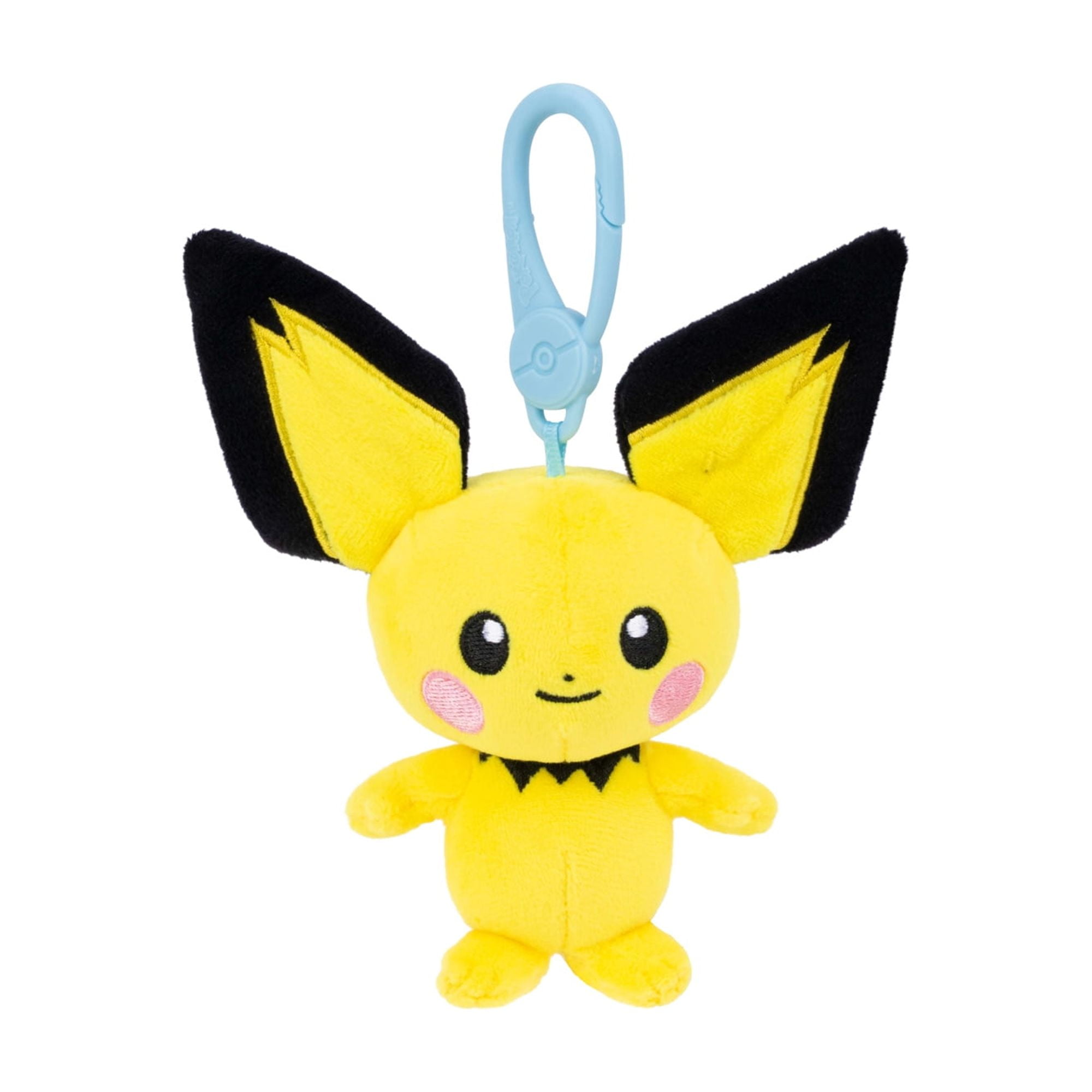 Pokemon Pichu Clip-On Plush - 3.5 inch Travel Ready Plush with Plastic Clip