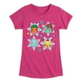thumbnail image 1 of Pokémon - Poké Flakes - Youth Girls Short Sleeve Graphic T-Shirt, 1 of 5