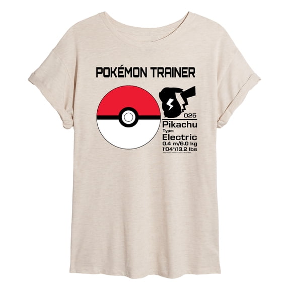 Pokémon - Pokéball Trainer - Women's Oversized T-Shirt