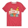 thumbnail image 1 of Pokémon - Pokémon Athletic Logo - Youth Short Sleeve Graphic T-Shirt, 1 of 5