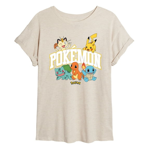 Pokémon - Pokémon Athletic - Women's Oversized T-Shirt