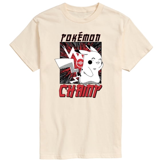 Pokémon - Pokémon Champ - Men's Short Sleeve Graphic T-Shirt