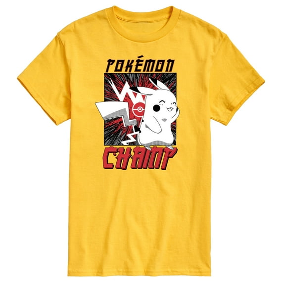 Pokémon - Pokémon Champ - Men's Short Sleeve Graphic T-Shirt