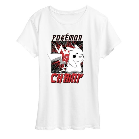 Pokémon - Pokémon Champ - Women's Short Sleeve Graphic T-Shirt