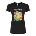 thumbnail image 1 of Pokémon - Pokémon Character Group - Juniors Fitted Graphic T-Shirt, 1 of 5