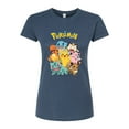 thumbnail image 1 of Pokémon - Pokémon Character Group - Juniors Fitted Graphic T-Shirt, 1 of 5