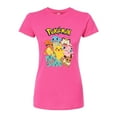 thumbnail image 1 of Pokémon - Pokémon Character Group - Juniors Fitted Graphic T-Shirt, 1 of 5