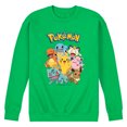 thumbnail image 1 of Pokémon - Pokémon Character Group - Men's Crew Neck Fleece Pullover, 1 of 6