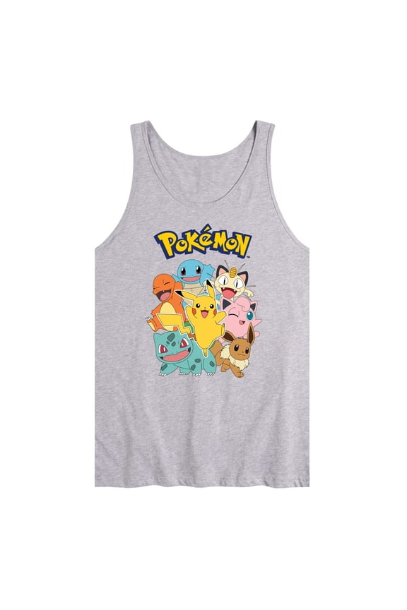Pokémon - Pokémon Character Group - Men's Jersey Tank Top