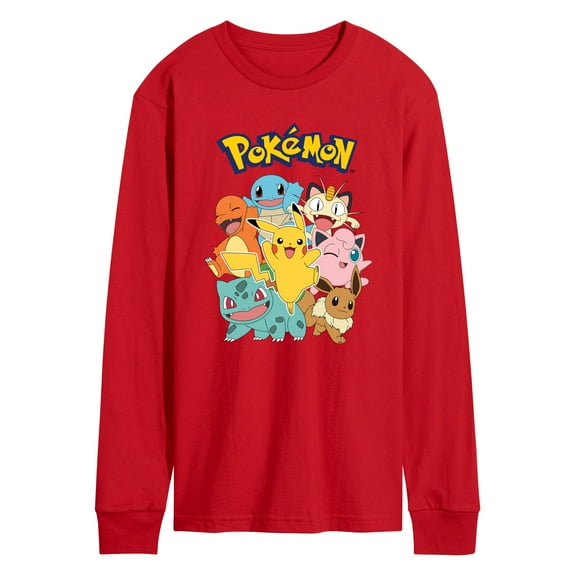 Pokémon - Pokémon Character Group - Men's Long Sleeve T-Shirt