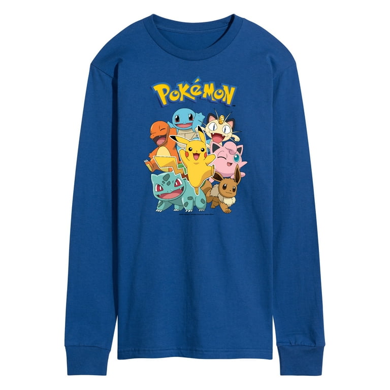 Pokémon Pokémon Character Group Men's Long Sleeve T-Shirt