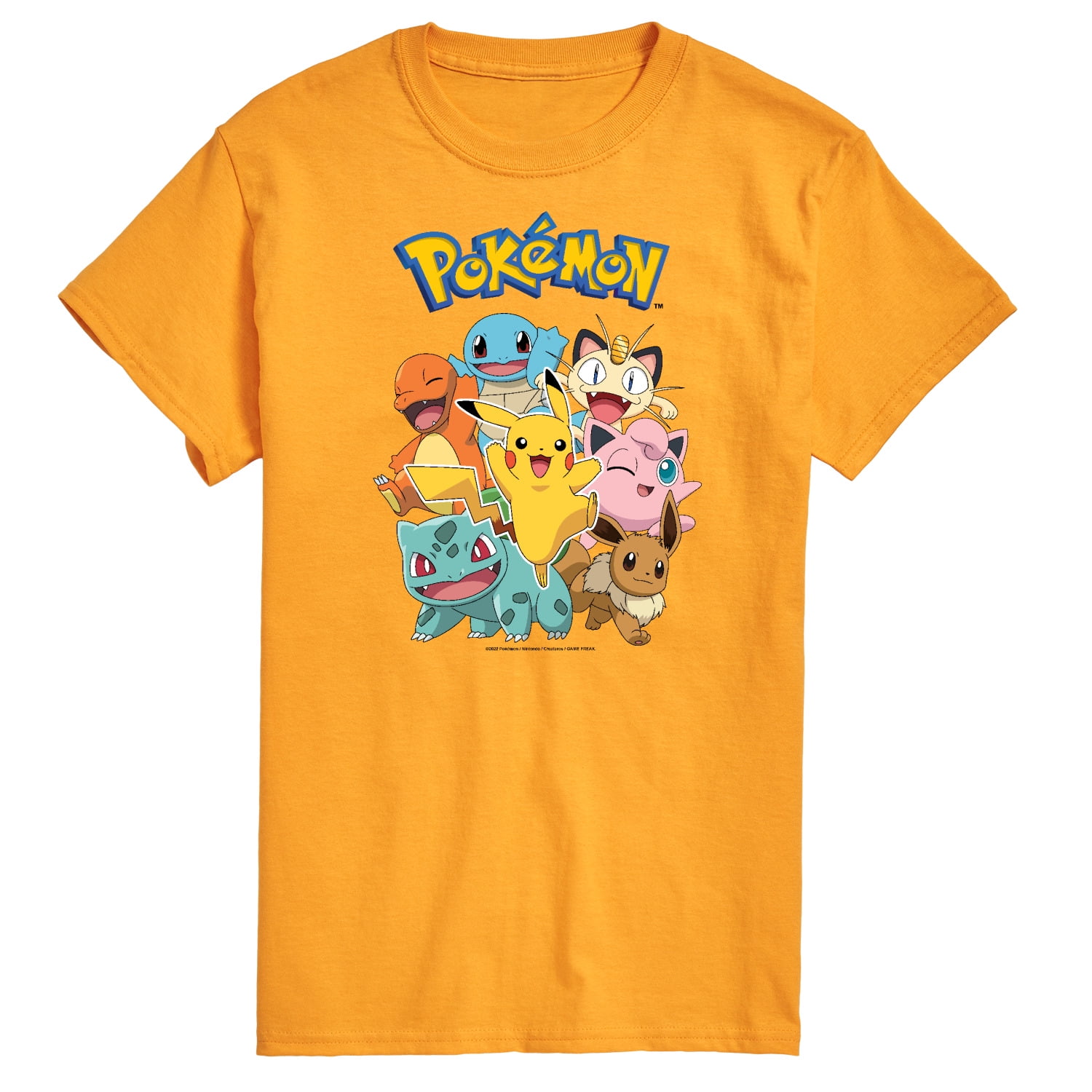 Pok mon Pok mon Character Group Men s Short Sleeve Graphic T