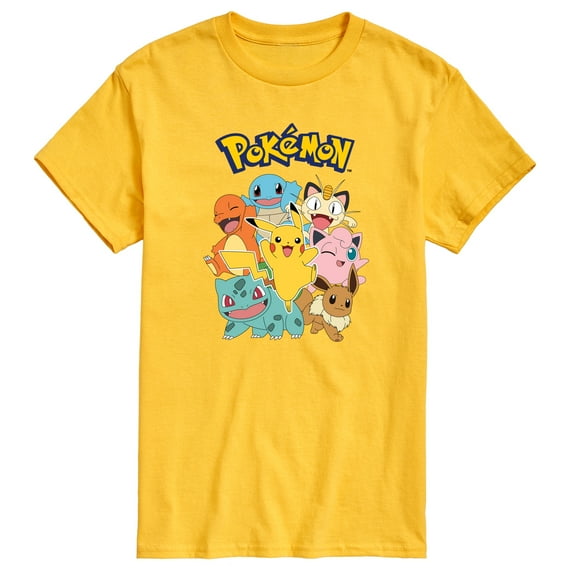 Pokémon - Pokémon Character Group - Men's Short Sleeve Graphic T-Shirt