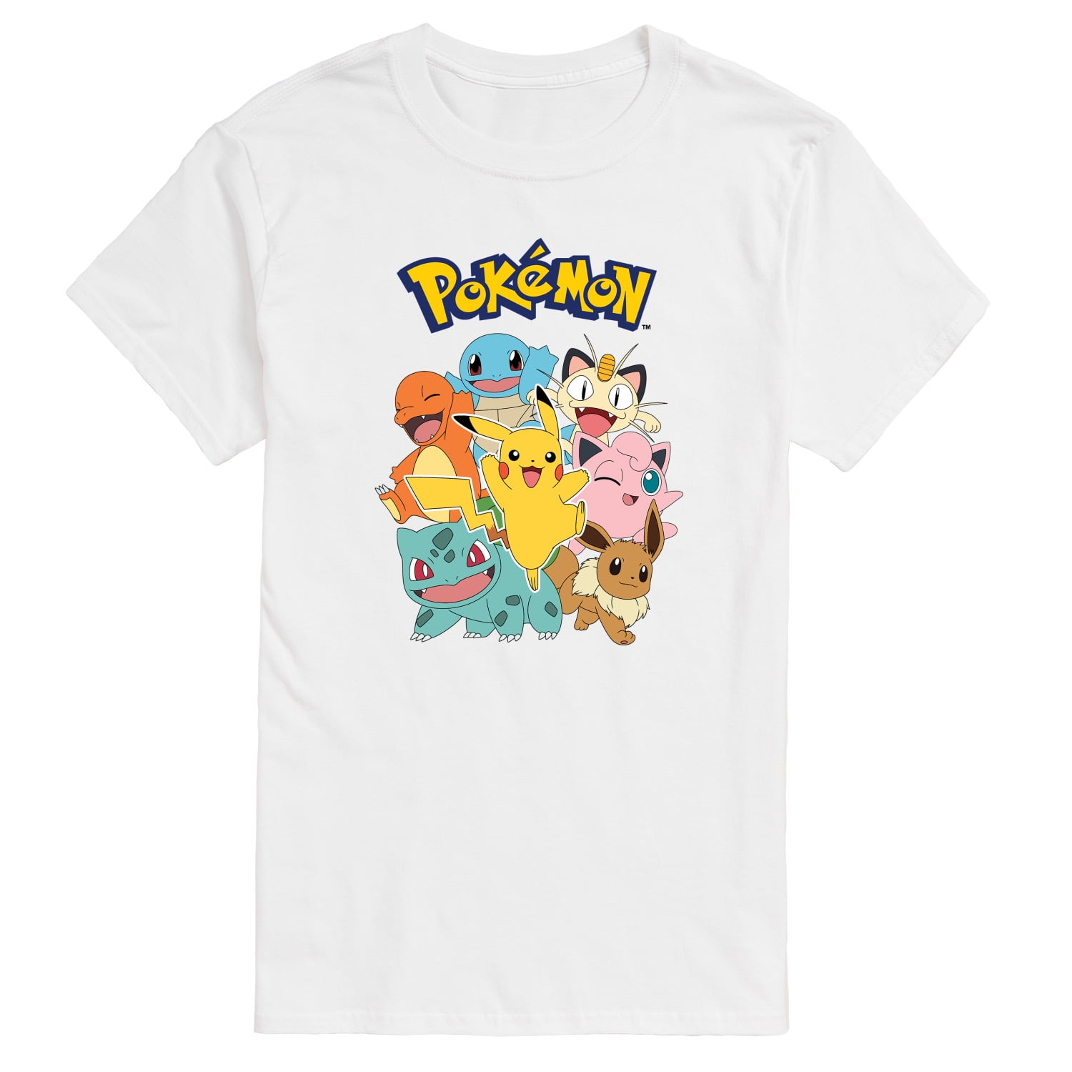 Pokémon - Pokémon Character Group - Men's Short Sleeve Graphic T