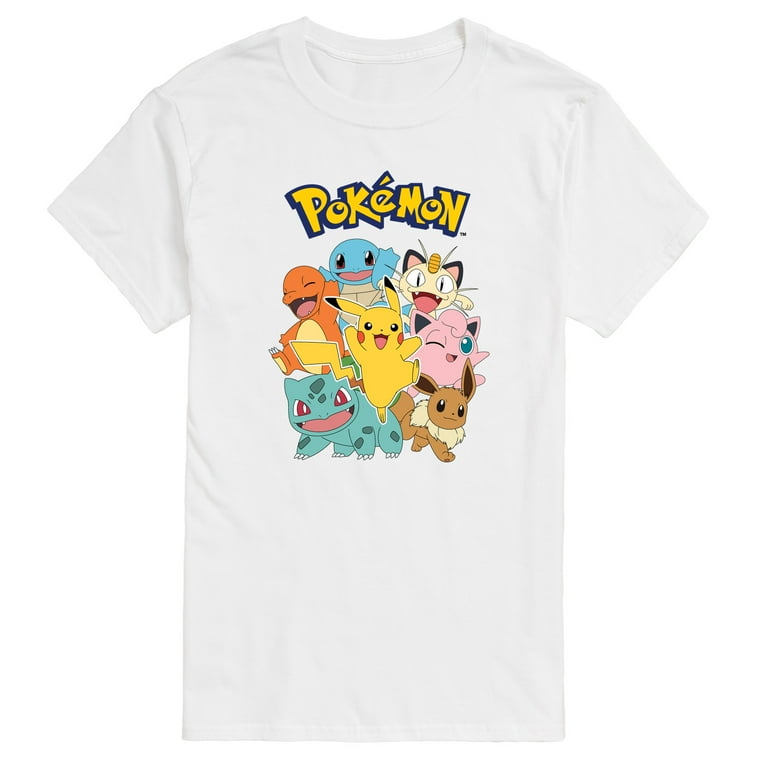 Pokémon - Pokémon Character Group - Men's Short Sleeve Graphic T