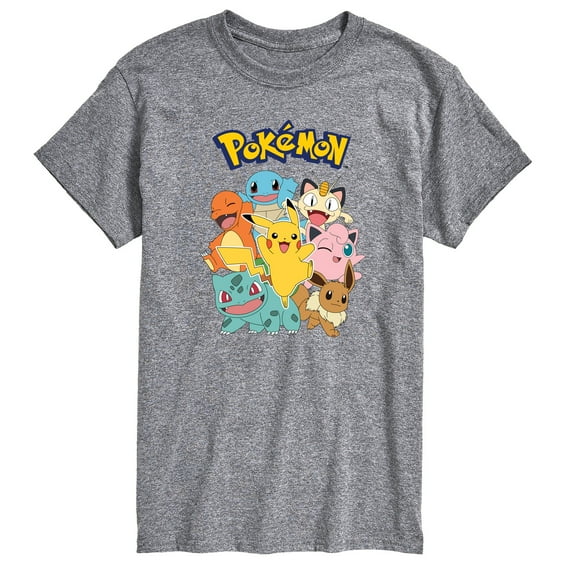 Pokémon - Pokémon Character Group - Men's Short Sleeve Graphic T-Shirt