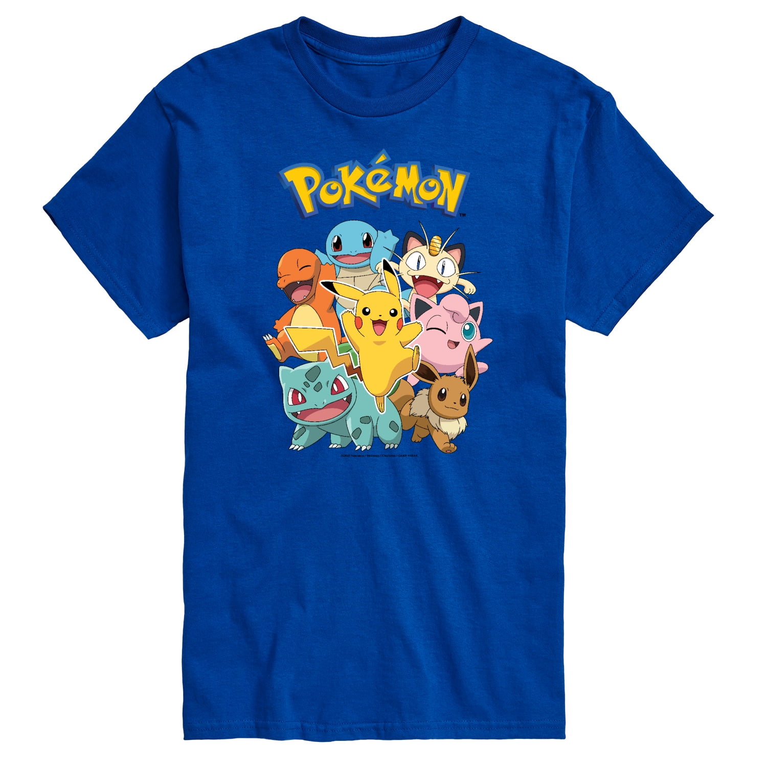 Pokémon Pokémon Character Group Men's Short Sleeve Graphic T