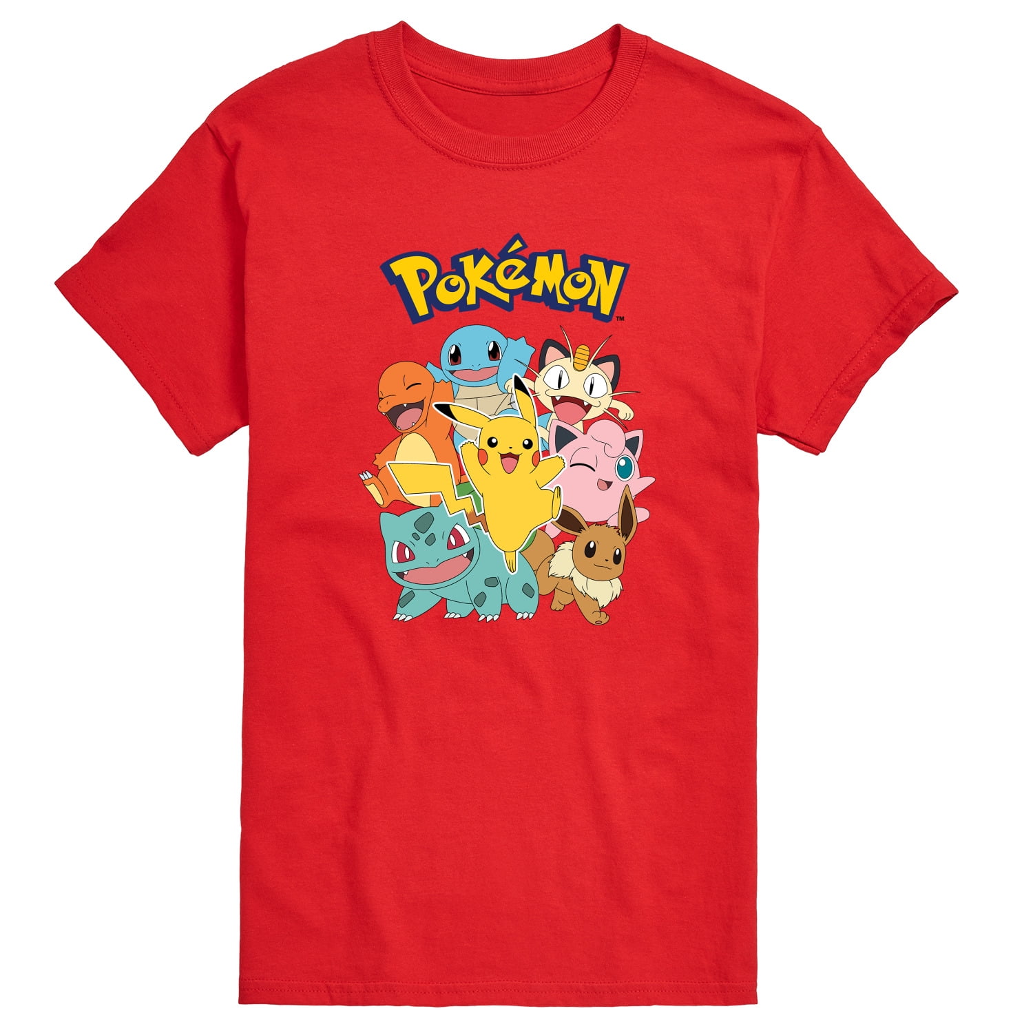 ★ Phyps Department★ Pokemon Gacha Short Sleeve Melange Gr Pokémon - Pokémon Character Group - Men's Short Sleeve