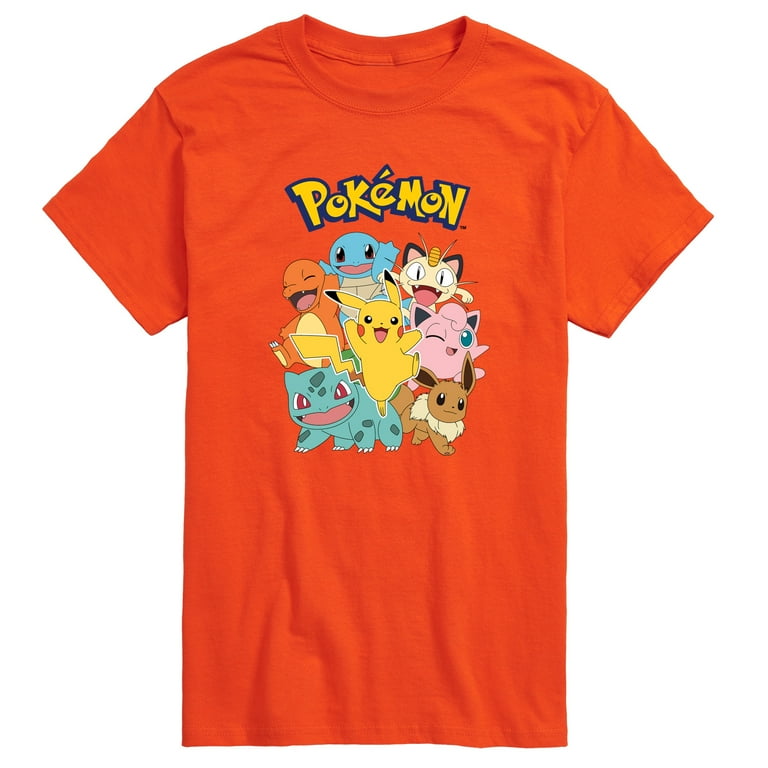 Pokémon - Pokémon Character Group - Men's Short Sleeve Graphic T