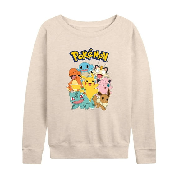 Pokémon - Pokémon Character Group - Women's Lightweight French Terry Long Sleeve Shirt