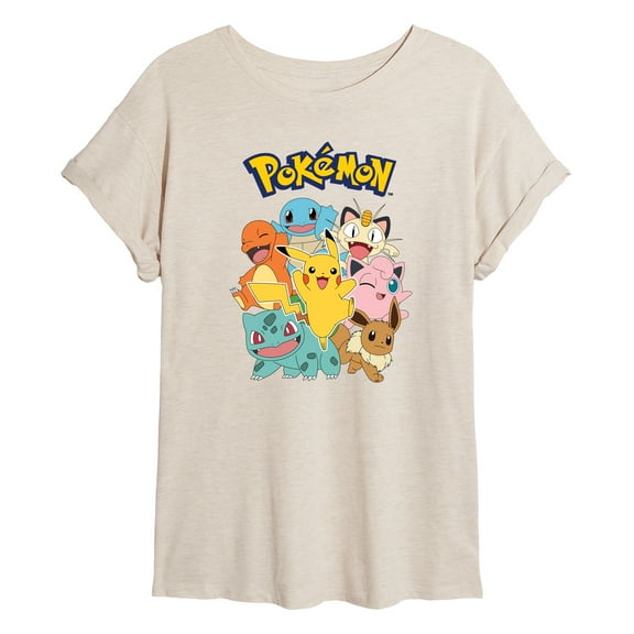 Pokémon - Pokémon Character Group - Women's Oversized T-Shirt