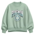 thumbnail image 1 of Pokémon - Pokémon Collegiate Arch - Ladies Oversized Fleece Crew Sweatshirt, 1 of 3