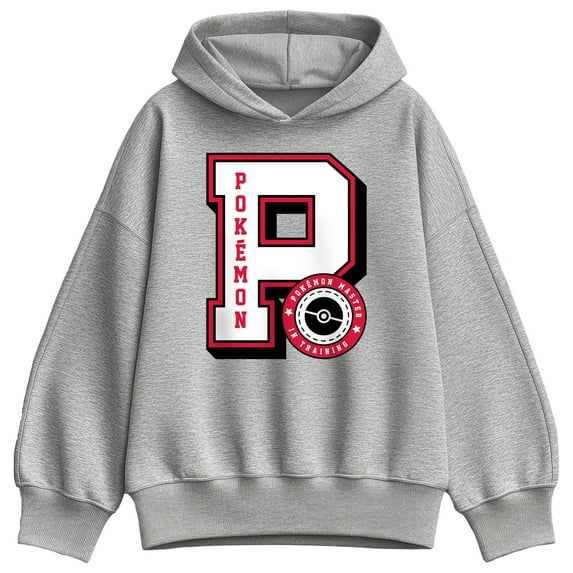 Pokémon - Pokémon Collegiate Letter Oversized Fleece Hoodie Sweatshirt