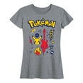 thumbnail image 1 of Pokémon - Pokémon Punk Icons - Women's Short Sleeve Graphic T-Shirt, 1 of 5
