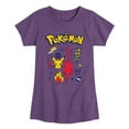 thumbnail image 1 of Pokémon - Pokémon Punk Icons - Youth Girls Short Sleeve Graphic T-Shirt, 1 of 5