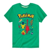 Pokémon - Pokémon Punk Icons - Youth Short Sleeve Graphic T-Shirt