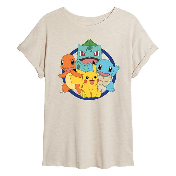 Pokémon - Pokémon Round Group - Women's Oversized T-Shirt