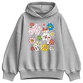 thumbnail image 1 of Pokémon - Pokémon Spring Stickers - Ladies Oversized Fleece Hoodie Sweatshirt, 1 of 3
