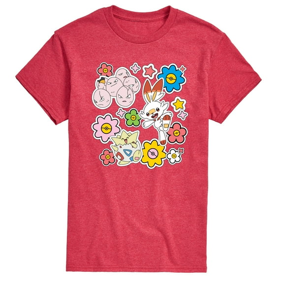 Pokémon - Pokémon Spring Stickers - Men's Short Sleeve Graphic T-Shirt
