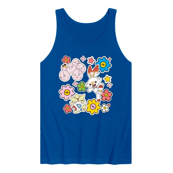 Pokémon - Pokémon Spring Stickers Men's Graphic Tank Top