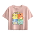 thumbnail image 1 of Pokémon - Pokémon Squared Muted  - Youth Girl Short Sleeve Boxy Tee, 1 of 4
