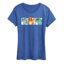 Pokémon - Pokémon Squares - Women's Short Sleeve Graphic T-Shirt