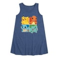 thumbnail image 1 of Pokémon - Pokémon Squares - Youth Girls A-line Dress, 1 of 5