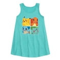 thumbnail image 1 of Pokémon - Pokémon Squares - Youth Girls A-line Dress, 1 of 4