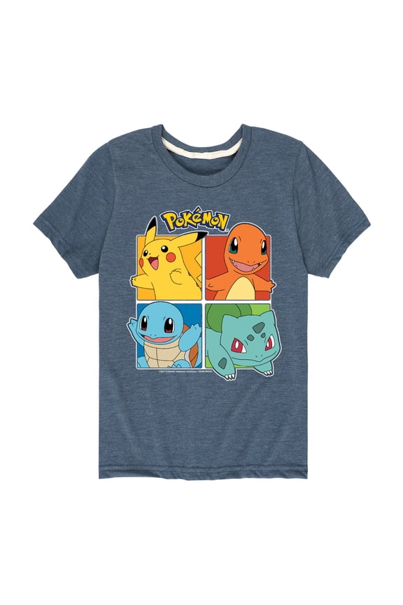 Pokémon - Pokémon Squares Short Sleeve Graphic T-Shirt
