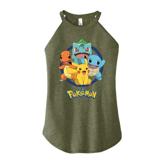 Pokémon - Pokémon Starter Group - Juniors High Neck Tank Top