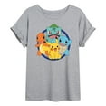 thumbnail image 1 of Pokémon - Pokémon Starter Group - Juniors Ideal Flowy Muscle T-Shirt, 1 of 5