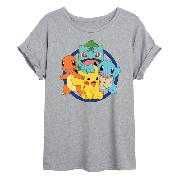 Pokémon - Pokémon Starter Group - Juniors Ideal Flowy Muscle T-Shirt
