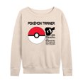 thumbnail image 1 of Pokémon - Pokémon Trainer - Women's Lightweight French Terry Long Sleeve Shirt, 1 of 5