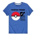 thumbnail image 1 of Pokémon - Pokeball Trainer - Youth Short Sleeve Graphic T- Shirt, 1 of 5