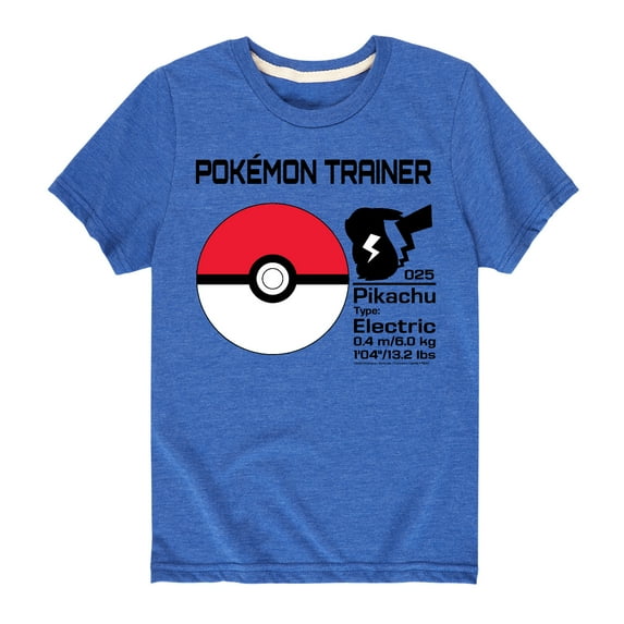 Pokémon - Pokeball Trainer - Youth Short Sleeve Graphic T- Shirt