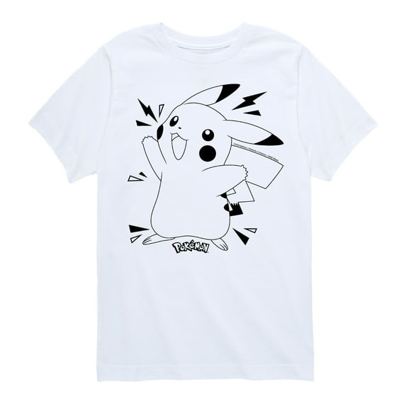Pokémon - Pokedex Pikachu - Youth Short Sleeve Graphic T-Shirt